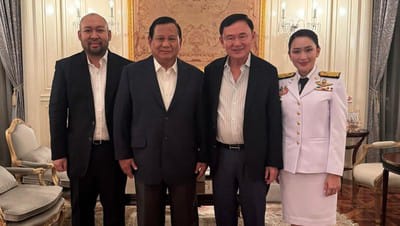 Prabowo Didatangi Eks PM Thailand Thaksin Shinawatra dan Putrinya