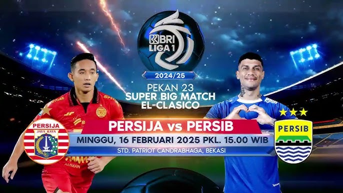 Update! Pertandingan Persija vs Persib, Cek Fakta Menarik dan Link Live Streamingnya di Sini