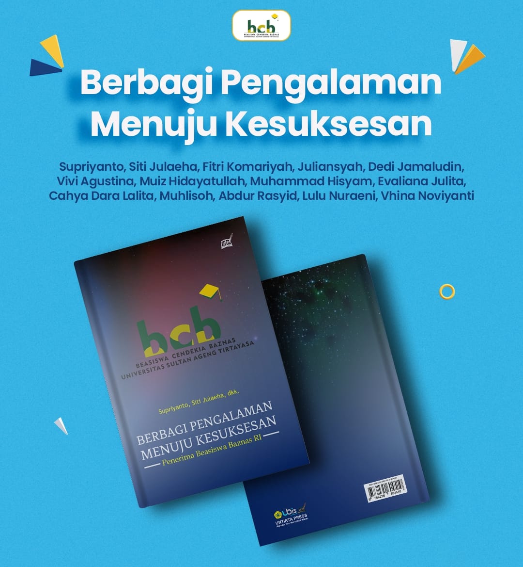 Mahasiswa Untirta Penerima Beasiswa Baznas Sukses Terbitkan Buku Pertama