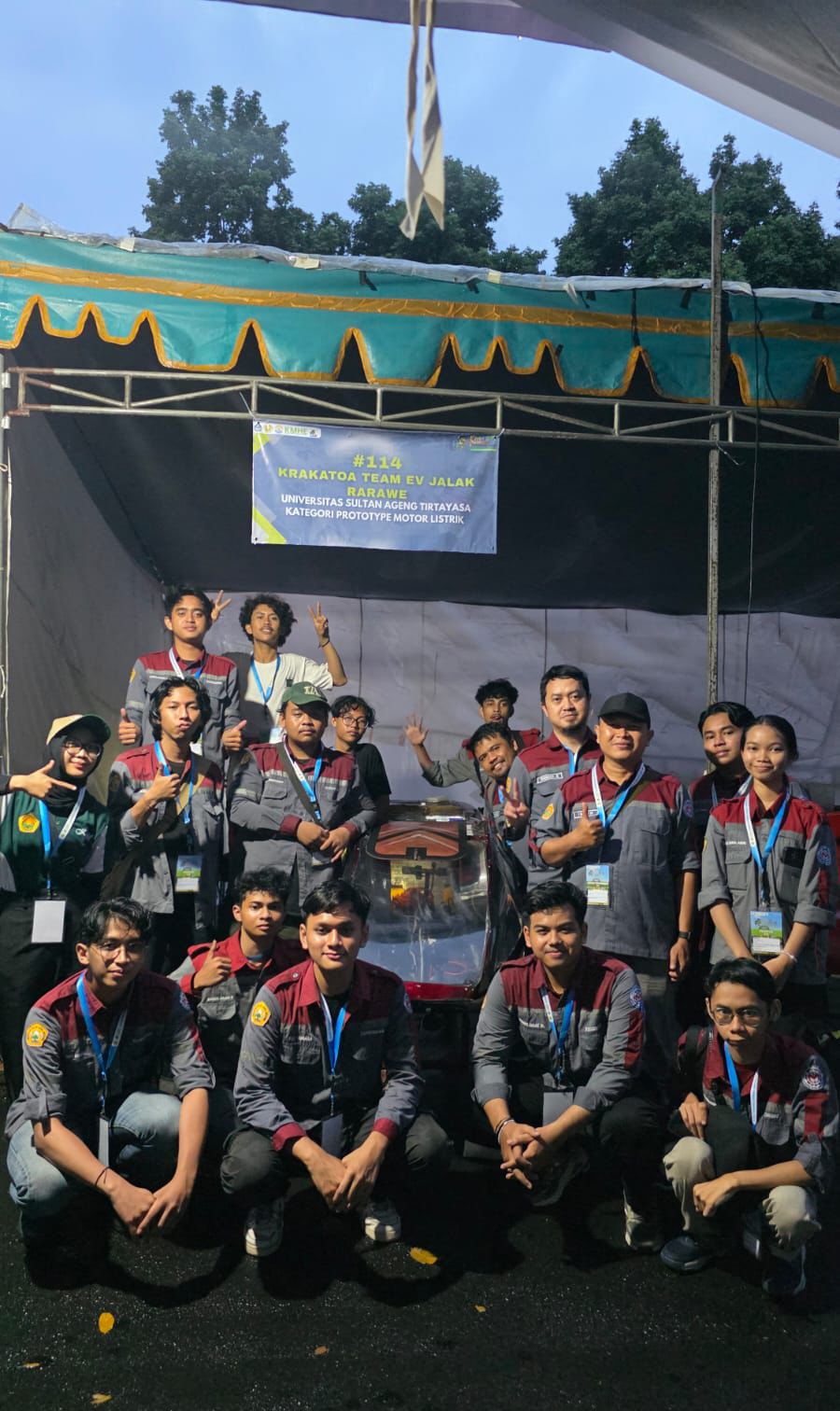 Krakatoa EV Team Siap Tampilkan Inovasi Mobil Ramah Lingkungan di KMHE 2025 ‎