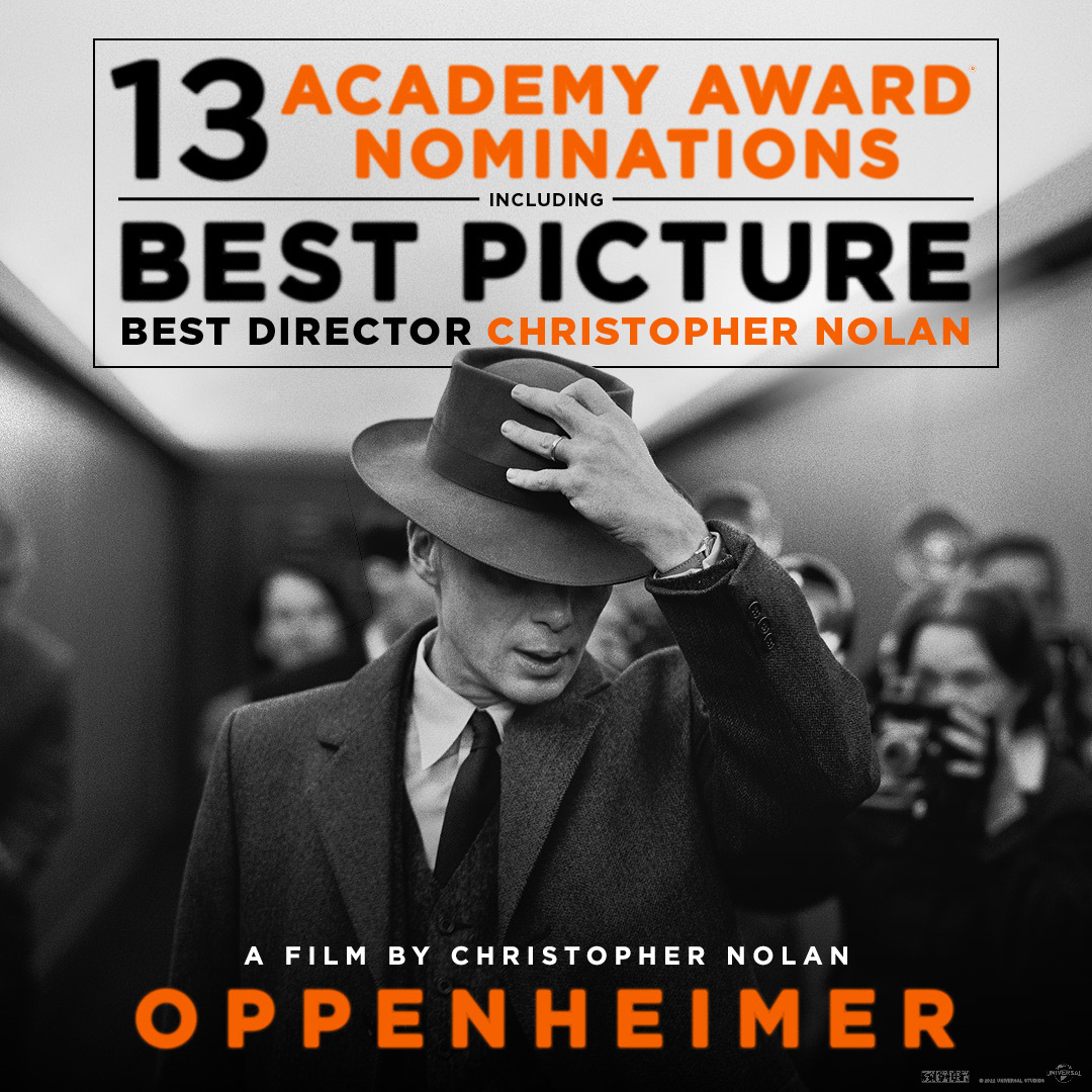 Oppenheimer Borong Nominasi di Academy Award 2024