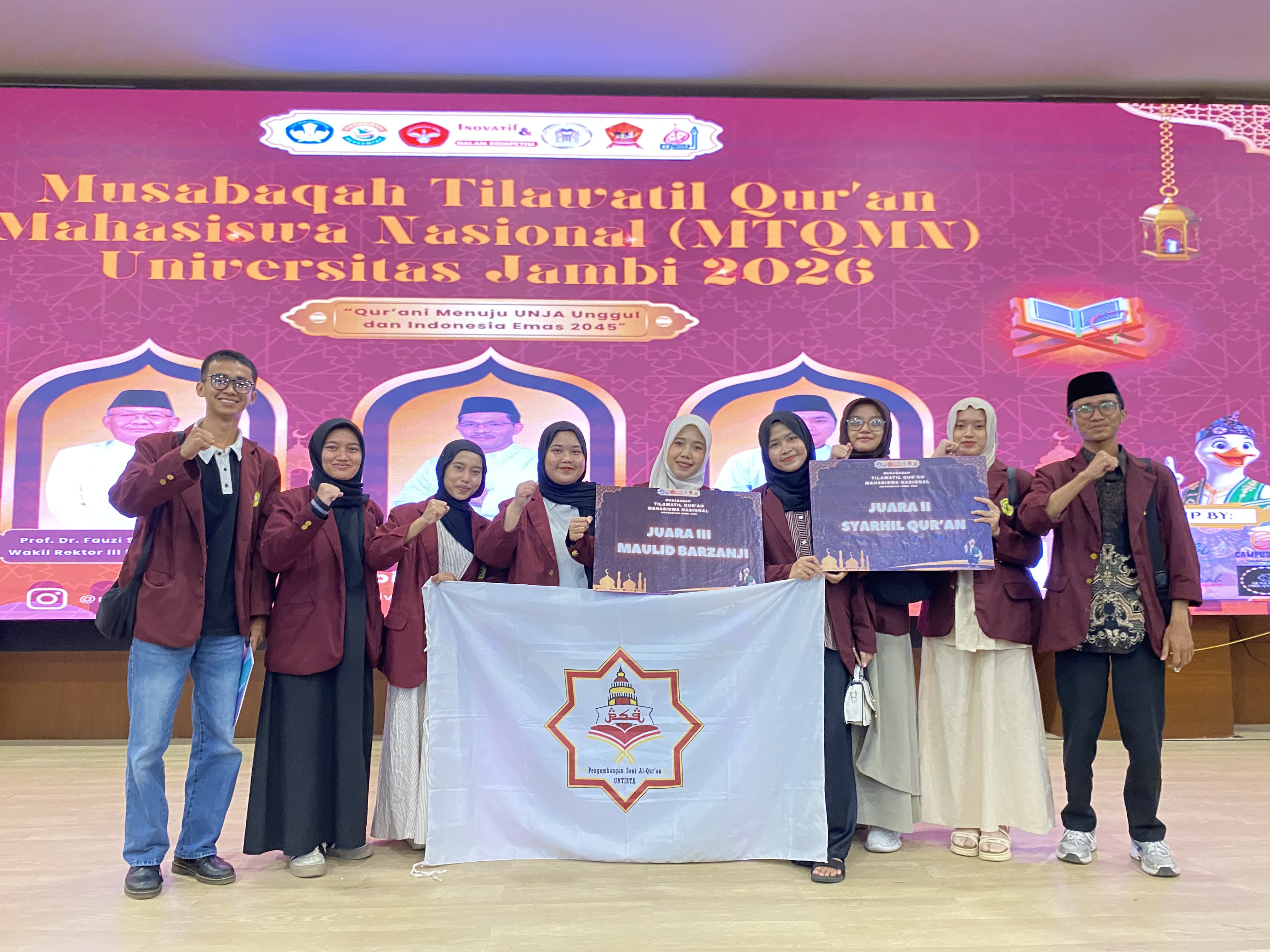 Mahasiswa Untirta Borong Juara di MTQMN Universitas Jambi 2026
