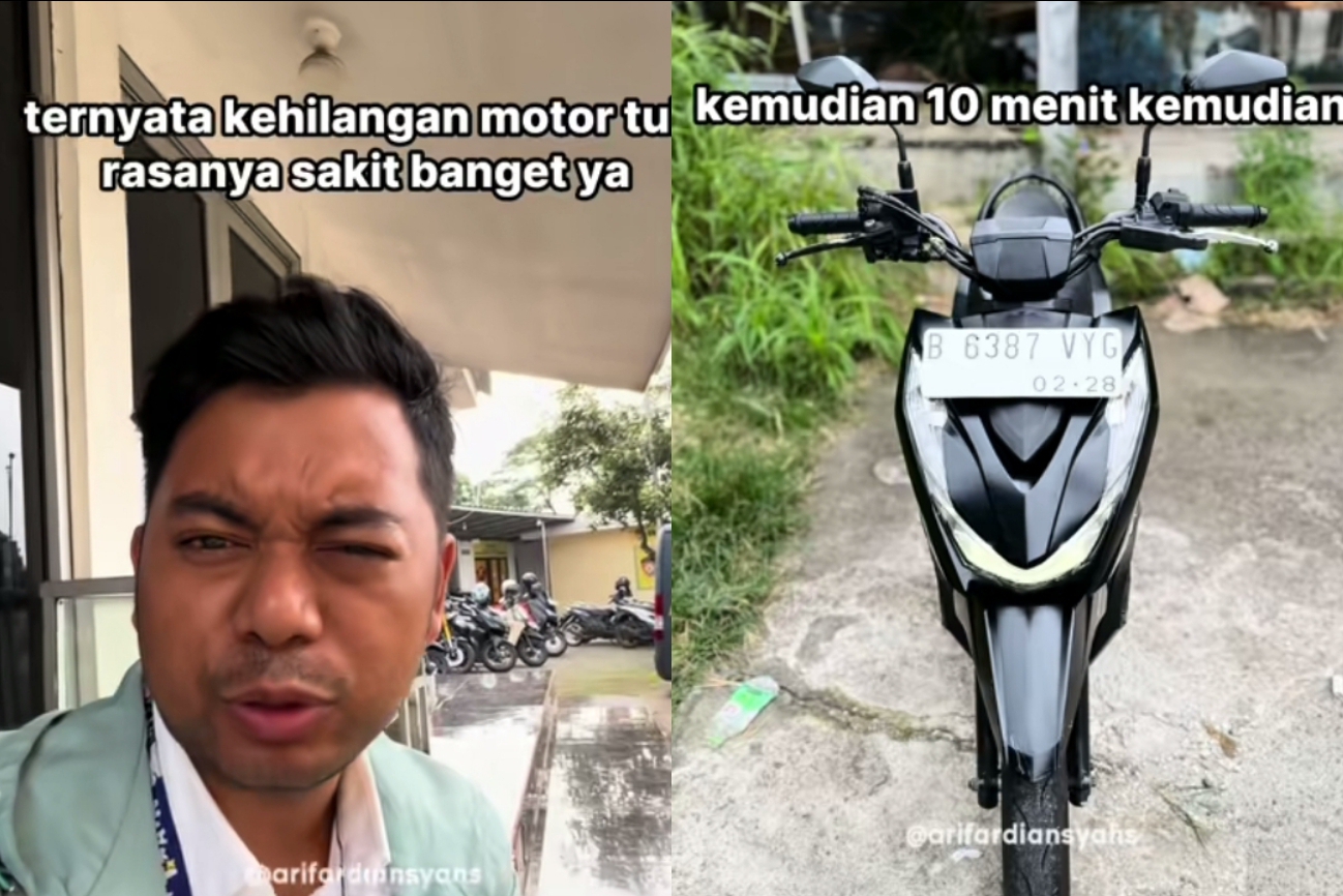 Viral di TikTok, Pekerja Tangerang Selatan Kehilangan Motor Hanya 10 Menit, Ini Tips Cegah Pencurian