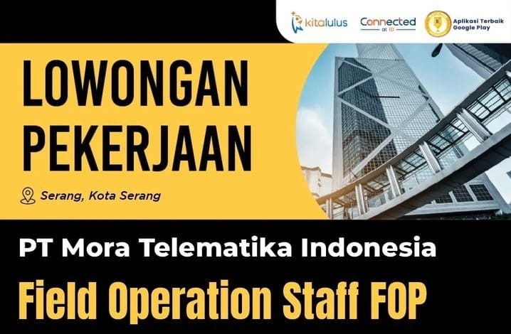 PT Mora Telematika Indonesia Buka Lowongan Kerja untuk Wilayah Kota Serang: Lulusan SMA,SMK Bisa Daftar