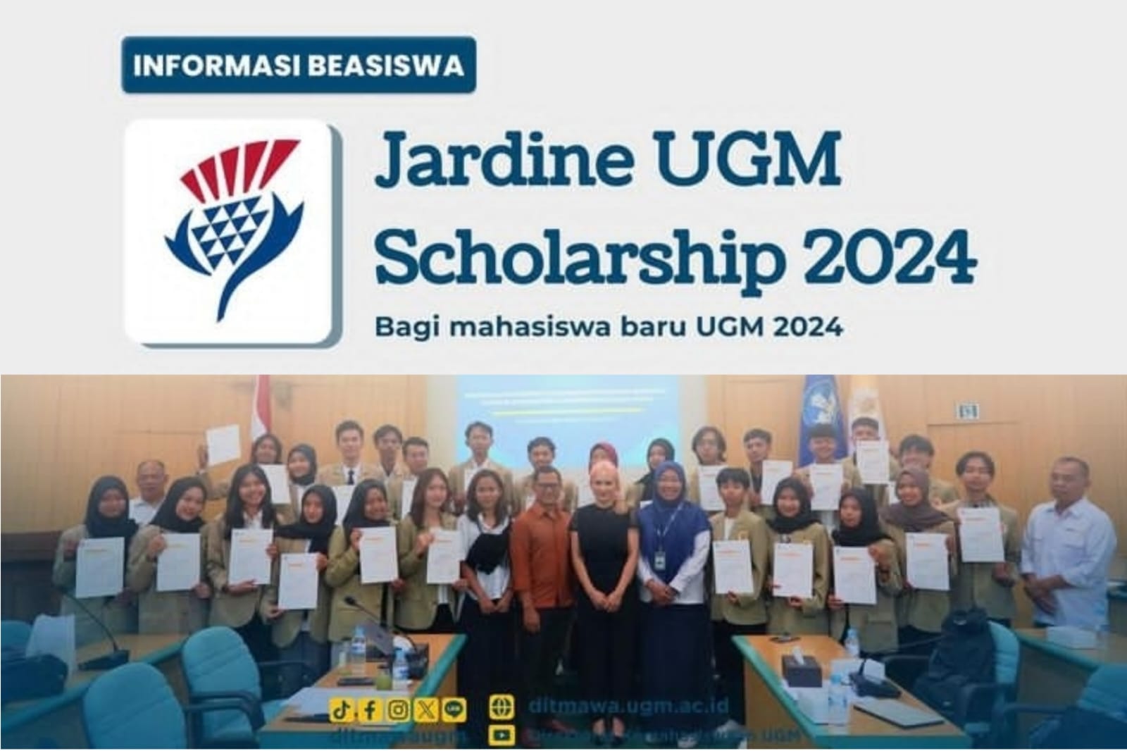 UGM Masih Buka Beasiswa untuk Mahasiswa Baru: Pendaftaran Mulai Juli Sampai Agustus 2024, Ini Syaratnya