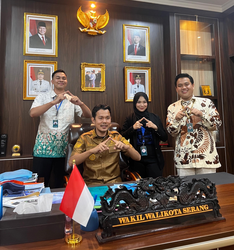 Perkuat Eksistensi, Rumah Debat Gelar Audiensi dengan Wakil Walikota Serang