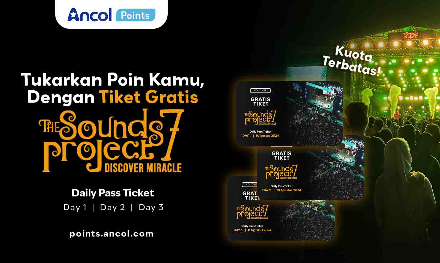 Promo Ancol Terbaru, Tukar Ancol Points Bisa Nonton The Sound Project