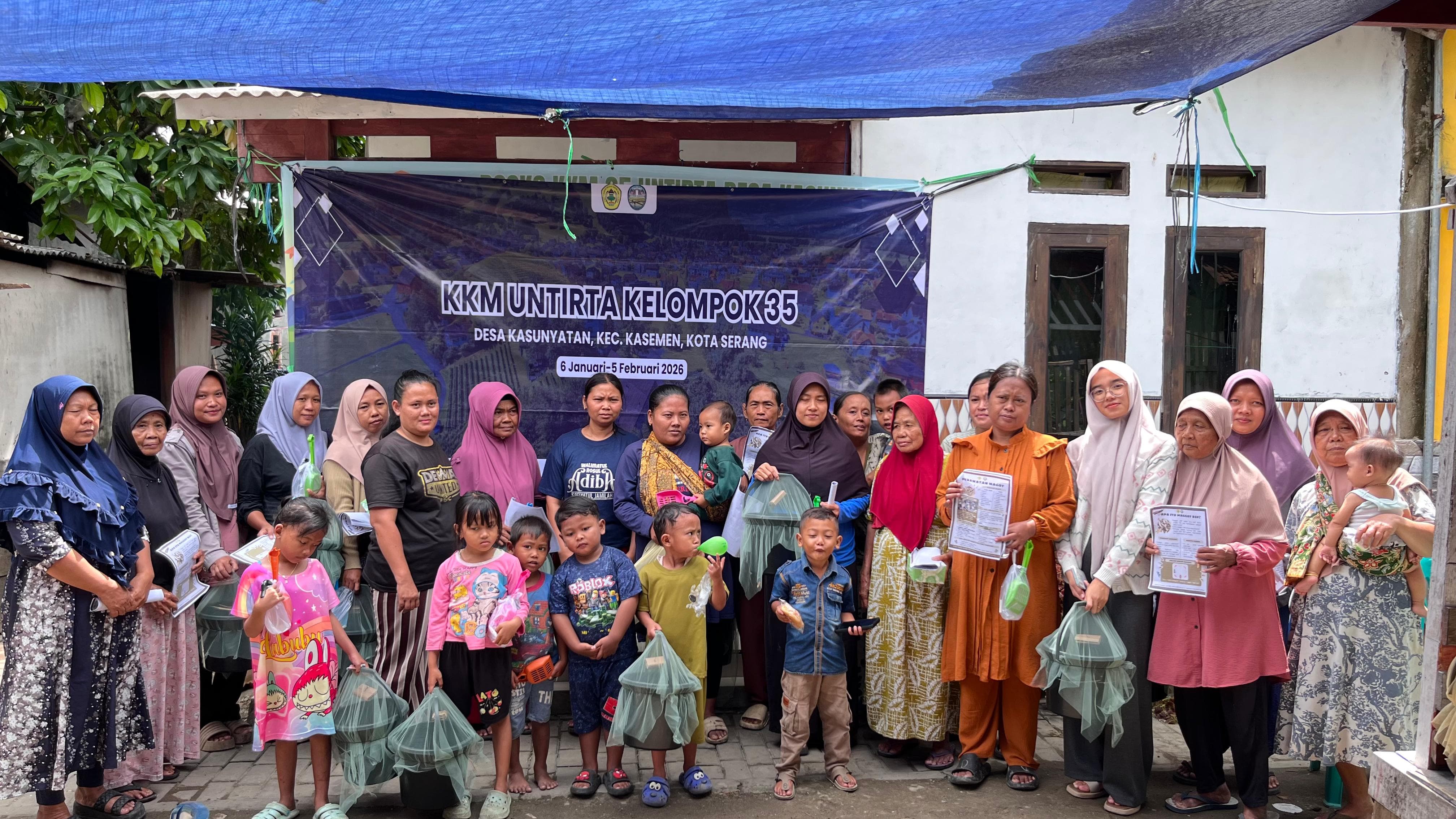 Budidaya Maggot Black Soldier Fly , Upaya KKM 35 Atasi Persoalan Sampah Permukiman Padat