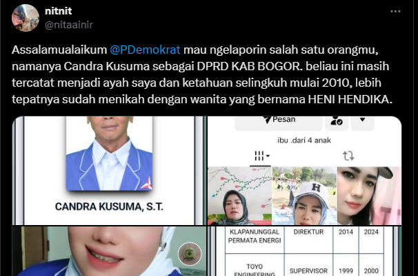 Sukses di Dunia Politik, Lupa Anak di Rumah? Curahan Hati Anak Candra Kusuma Anggota DPRD Bogor