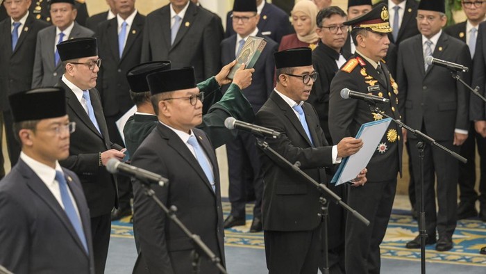 Kabinet Merah Putih Berubah, Presiden Prabowo Subianto Lantik Sejumlah Menteri dan Pejabat Baru