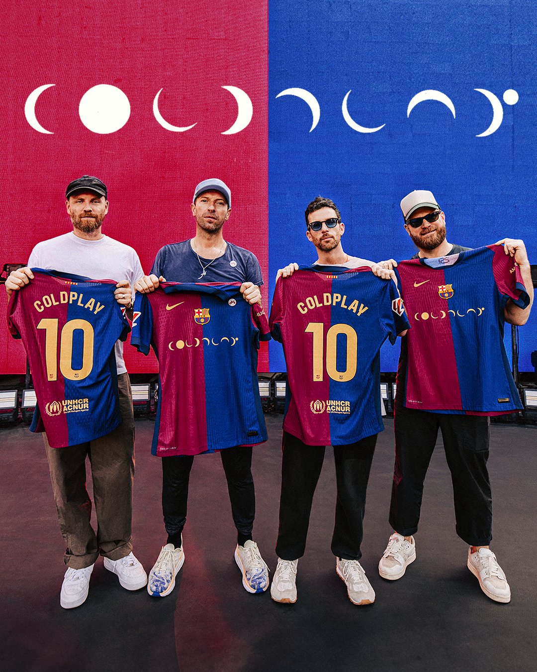 Barcelona Luncurkan Kaus Spesial Coldplay untuk Derby El Clasico