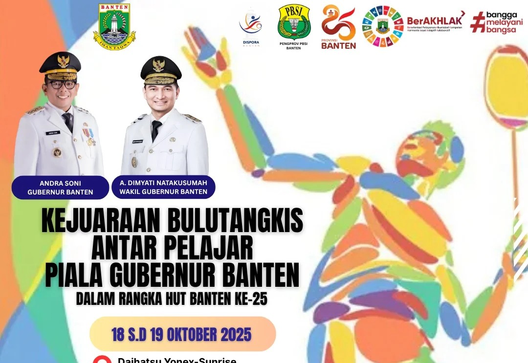 HUT Banten 2025: Dispora Banten Buka Kejuaraan Bulutangkis dan Catur Berhadiah 50 Juta