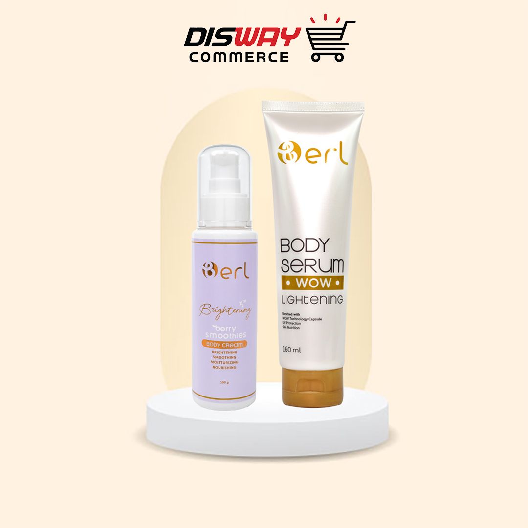 B Erl WOW Lightening Body Serum & Brightening Berry Smoothies Body Cream
