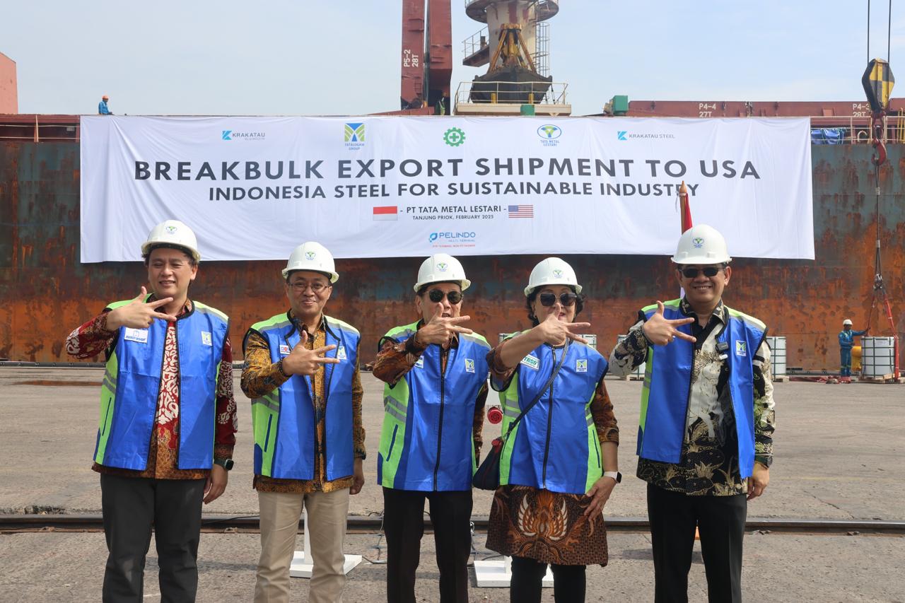 Krakatau Steel Ekspor Baja ke Amerika Serikat