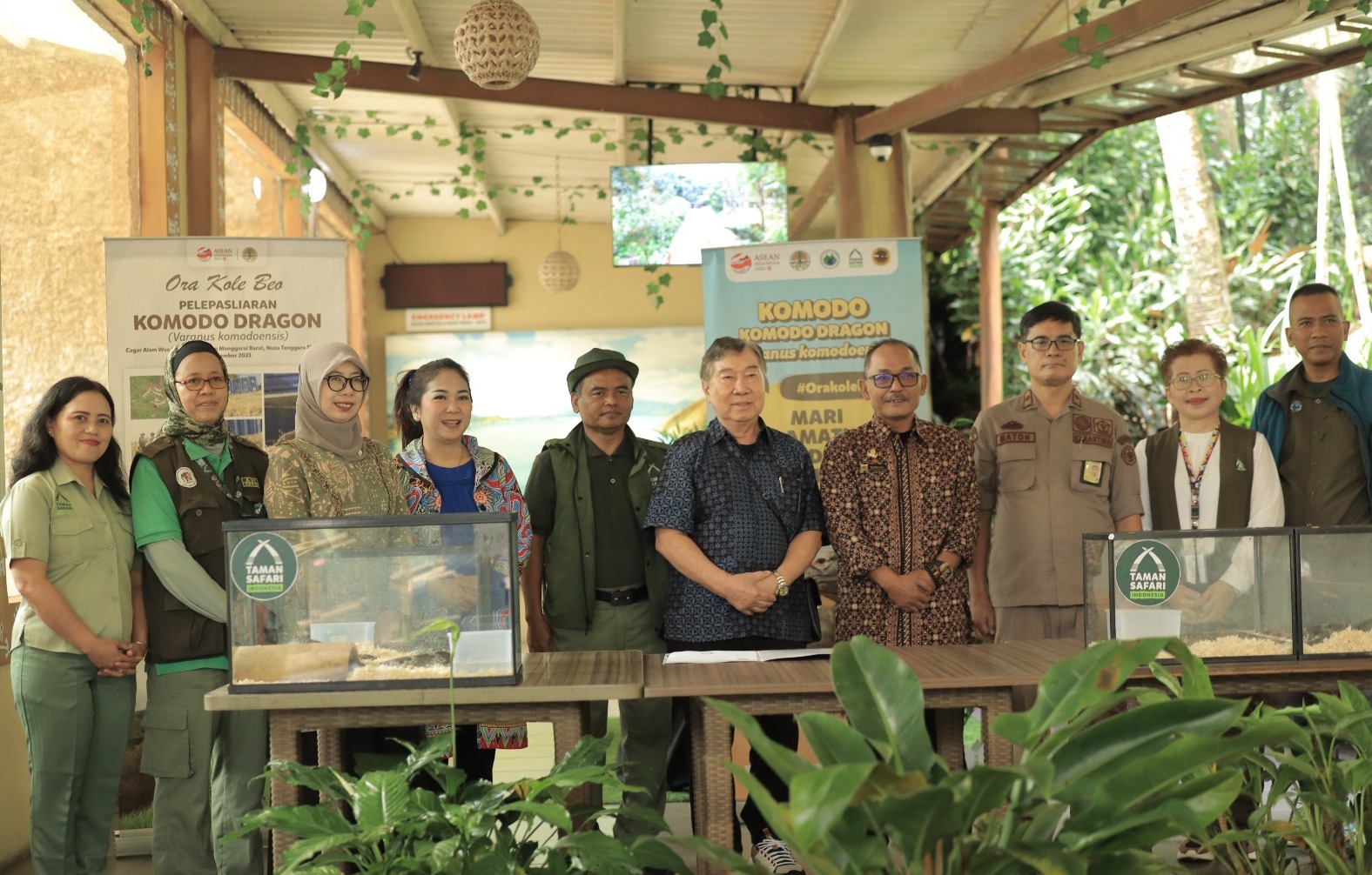 Kadal Eksotis Seharga Miliaran Rupiah Dititipkan ke Taman Safari Bogor