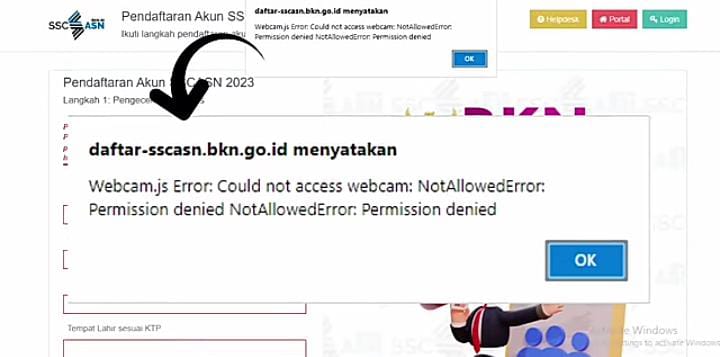 Kenapa Muncul 'Webcam is Not Loaded Yet' Saat Pendaftaran CPNS 2024? Ini Penyebab dan Solusinya