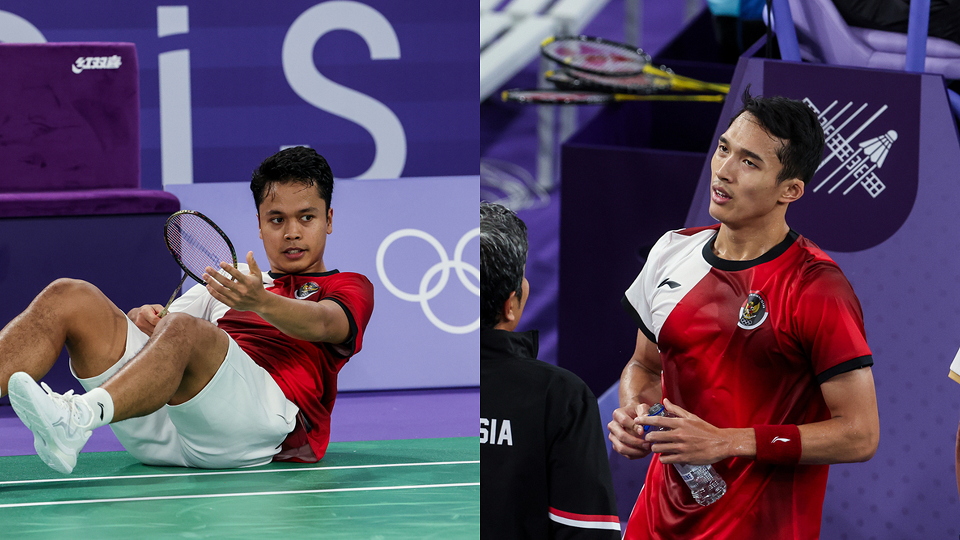 Olimpiade Paris 2024: Respon Jonathan Christie dan Anthony Ginting Setelah Tumbang di Fase Grup