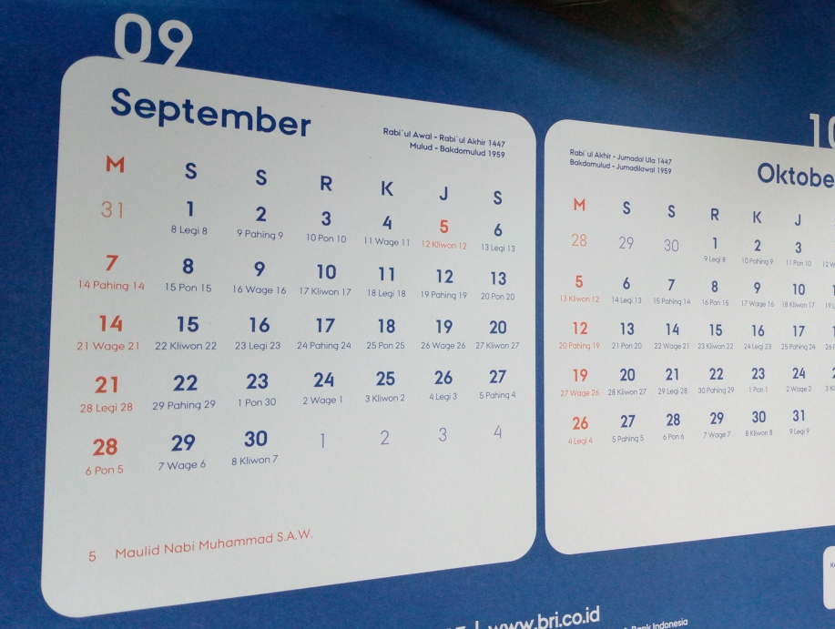 ‎Tanggal Merah September 2025: Libur Panjang Akhir Pekan untuk Rayakan Maulid Nabi