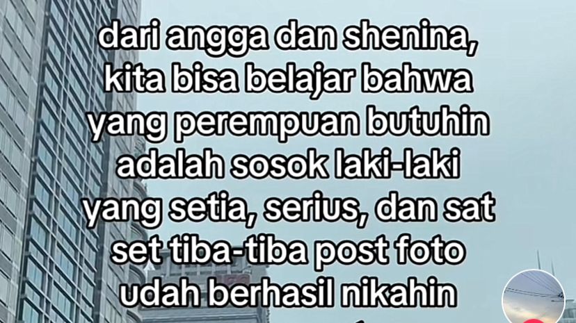 FYP TikTok Dibanjiri Kabar Pernikahan Angga Yunanda dan Shenina Cinnamon, Warganet Heboh