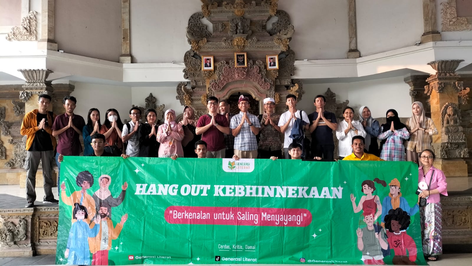 Mengenal Agama Hindu Bersama Generasi Literat di Kegiatan Hang Out Kebhinekaan