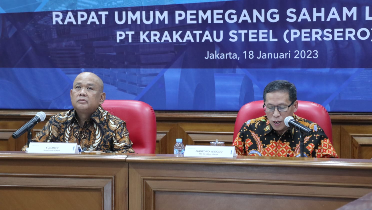 Hasil RUPS Luar Biasa, Purwono Widodo Diangkat Jadi Dirut Krakatau Steel