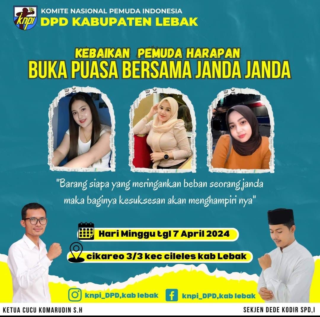 Kamu Mau Bukber dengan Janda? Dateng Aja ke Event Ini di Lebak Banten