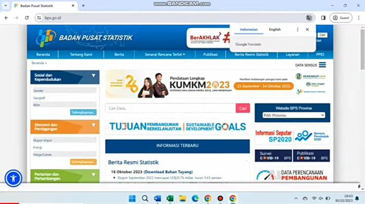 Cara Mencari Data Melalui Halaman Resmi Badan Pusat Statistik, Mahasiswa Harus Tahu untuk Membantu Penelitian