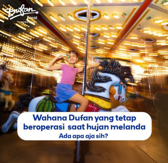 Libur Panjang Mau ke Dufan Tapi Hujan? Ini Wahana Dufan Tetap Beroperasi Selama Hujan 