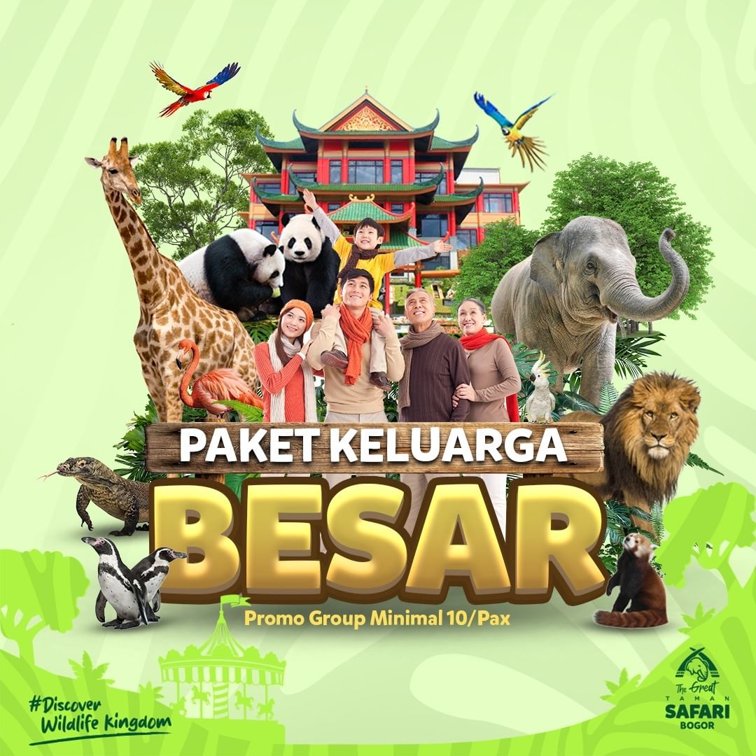 Promo Taman Safari Terbaru, Tiket Masuk Cuma Rp215 Ribu