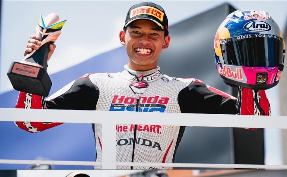 Veda Ega Bersinar, Pebalap Muda Indonesia Siap Tantang Dominasi di Moto3