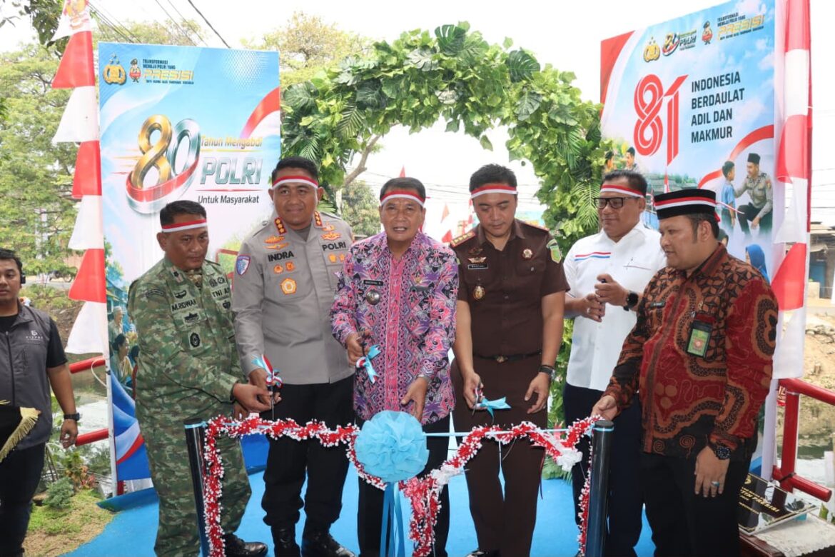 14 Jembatan Merah Putih Presisi di Tangerang Dibangun dan Direvitalisasi, Akses Warga Makin Terhubung