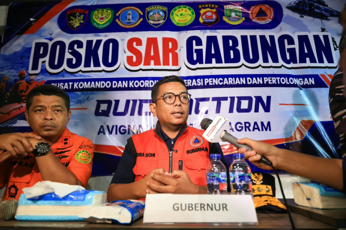 Hari Keenam Pencarian 8 Orang Hilang di Selat Sunda, Gubernur Banten Dorong Operasi Diperpanjang