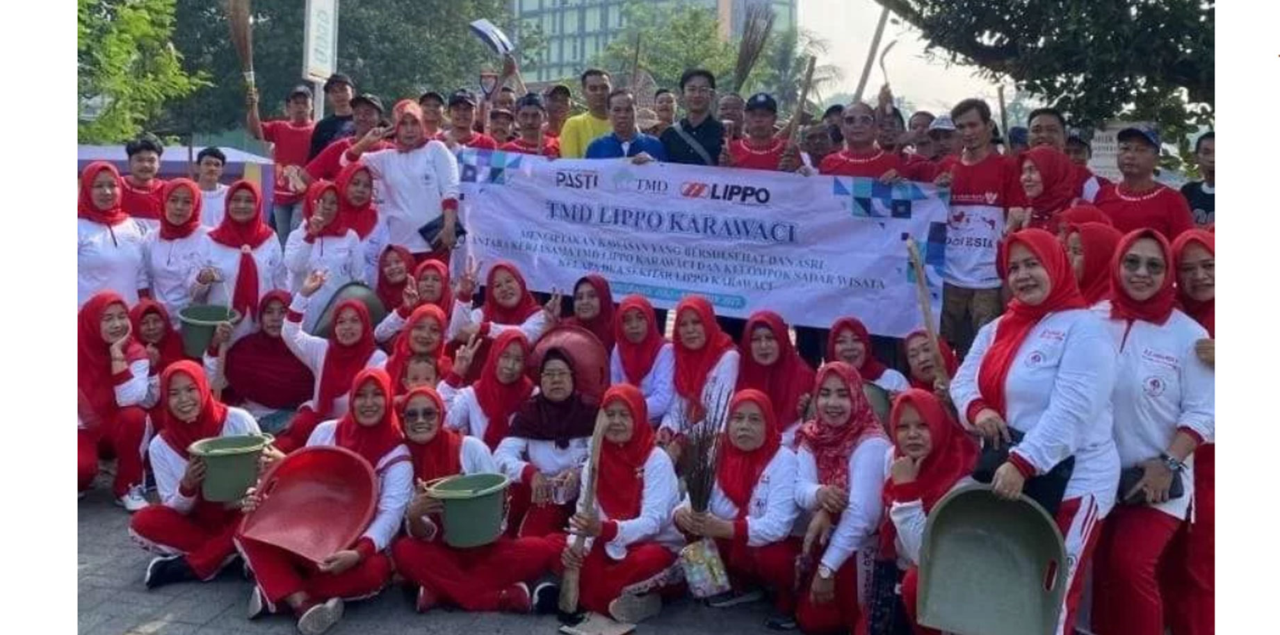 Sambut Dirgahayu RI ke-78, Muhammad Faizal SH MH dan Fikri Faiz Muhammad Ajak Warga Gotong Royong   