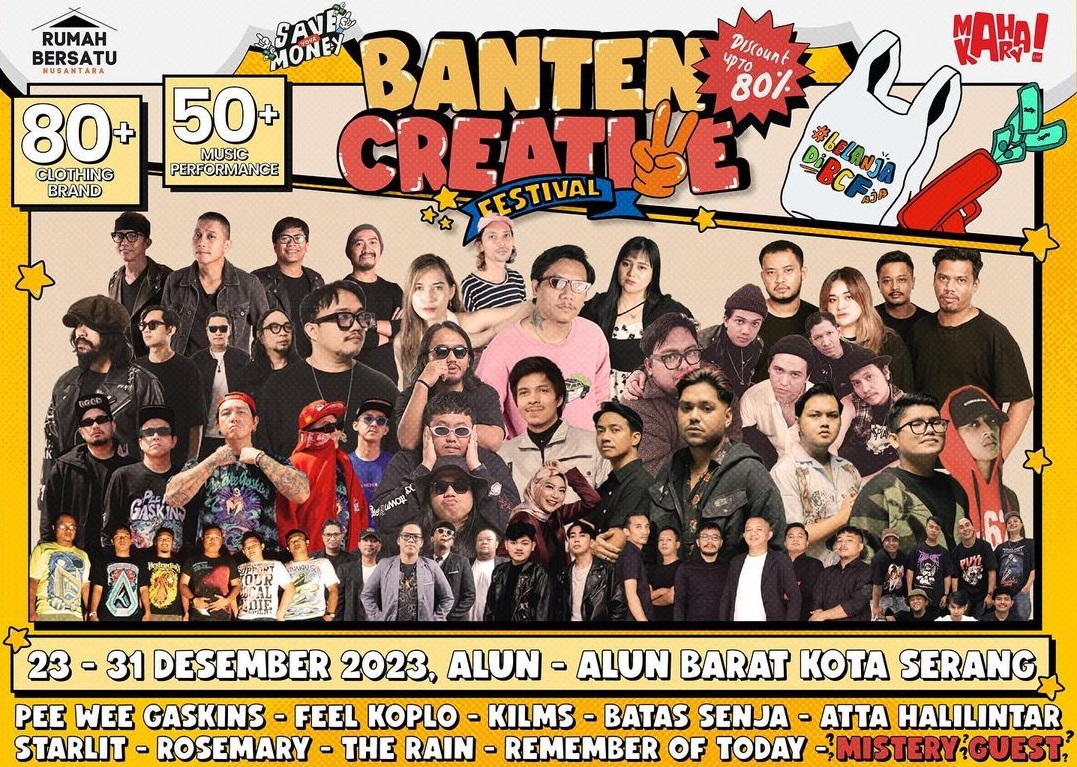 Akhir Tahun Penuh Meriah, Banten Creative Festival Kembali Hadirkan Beragam Clothing Diskon Hingga 80 Persen 