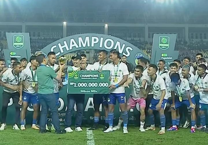 PSIM Yogyakarta Juara Liga 2 2025, Drama Hujan Warnai Final Kontra Bhayangkara FC