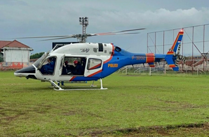 Helikopter Milik Polri Hilang Kontak di Kepulauan Babel Membawa 4 Crew