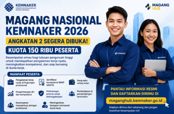Peluang Karier Makin Terbuka! MagangHub 2026 Kini Jangkau Lulusan Pendidikan Profesi