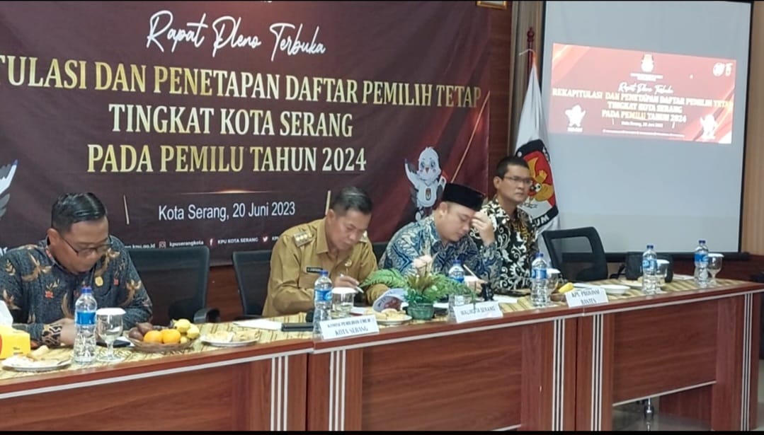 Di Kota Serang Daftar Pemilih Tetap Pemilu 2024 di Didominasi Pemilih Pemula