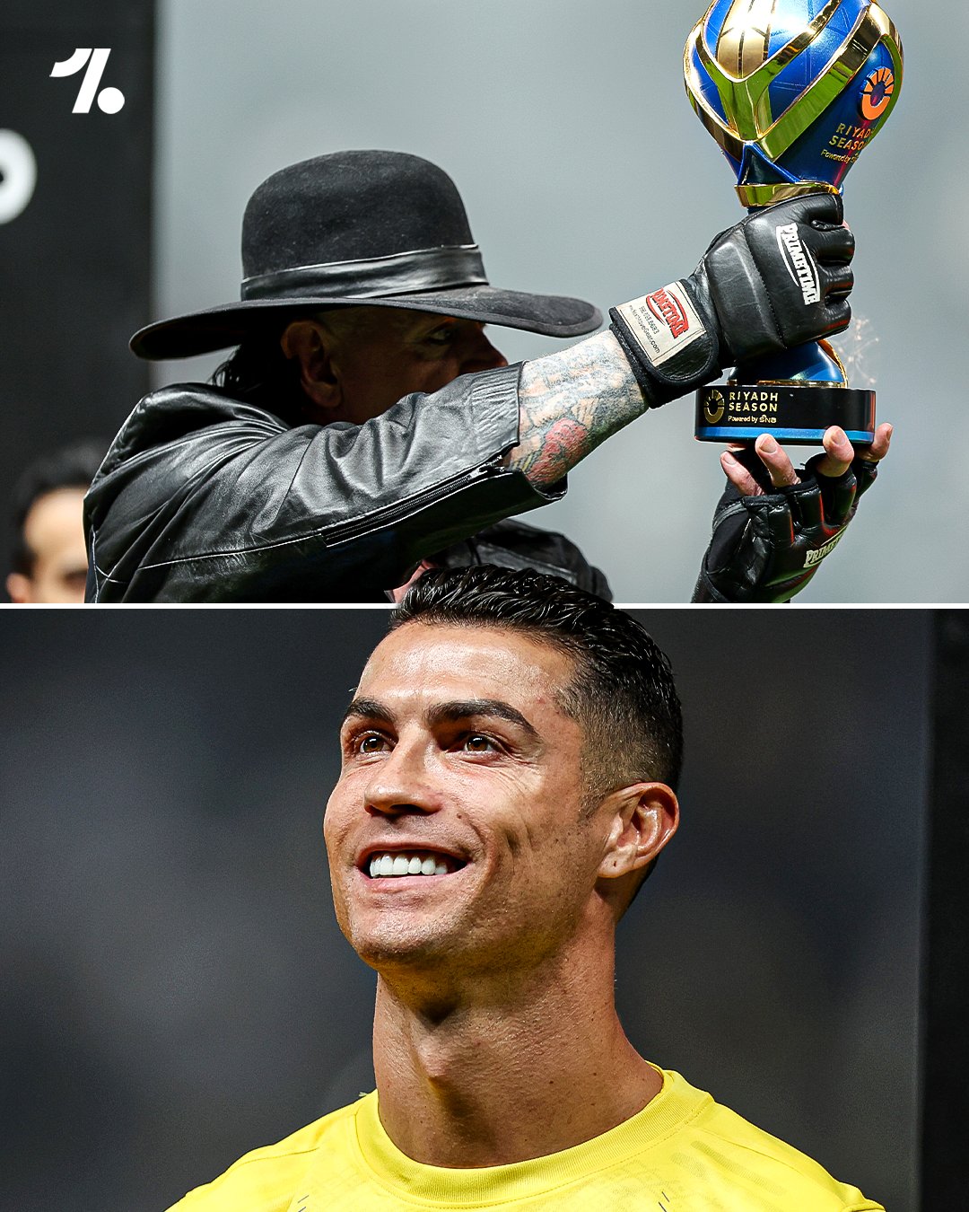 Reaksi Cristiano Ronaldo Saat Melihat Undertaker di Kingdom Arena