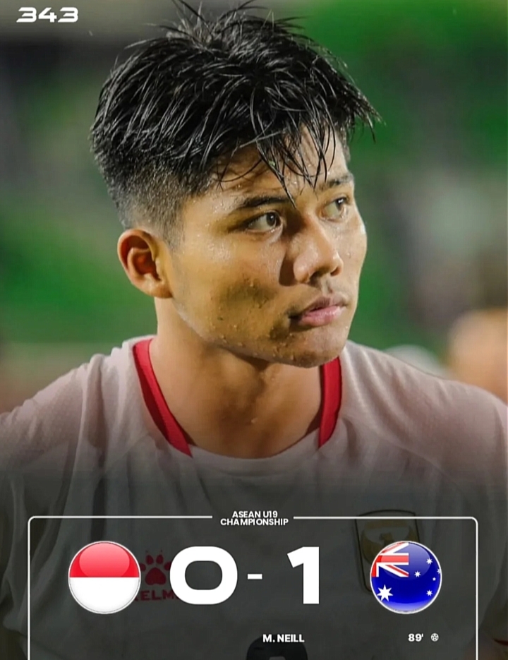 Hasil Akhir Semi Final Piala AFF U-19 Indonesia Takluk dari Australia 