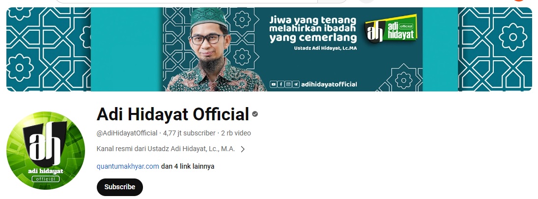 5 Rekomendasi Youtube Channel Kajian Ramadan Bantu Tingkatkan Ibadah di Bulan Ramadan 