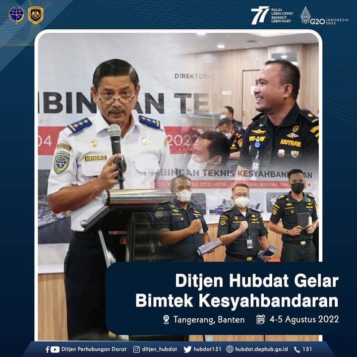 Petugas Syahbandar Ikuti Bimbingan Teknis