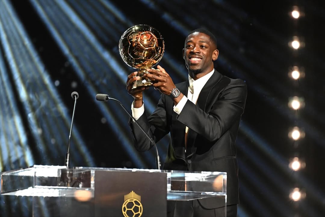 Momen Haru Saat Ousmane Dembele Raih Ballon d'Or 2025 