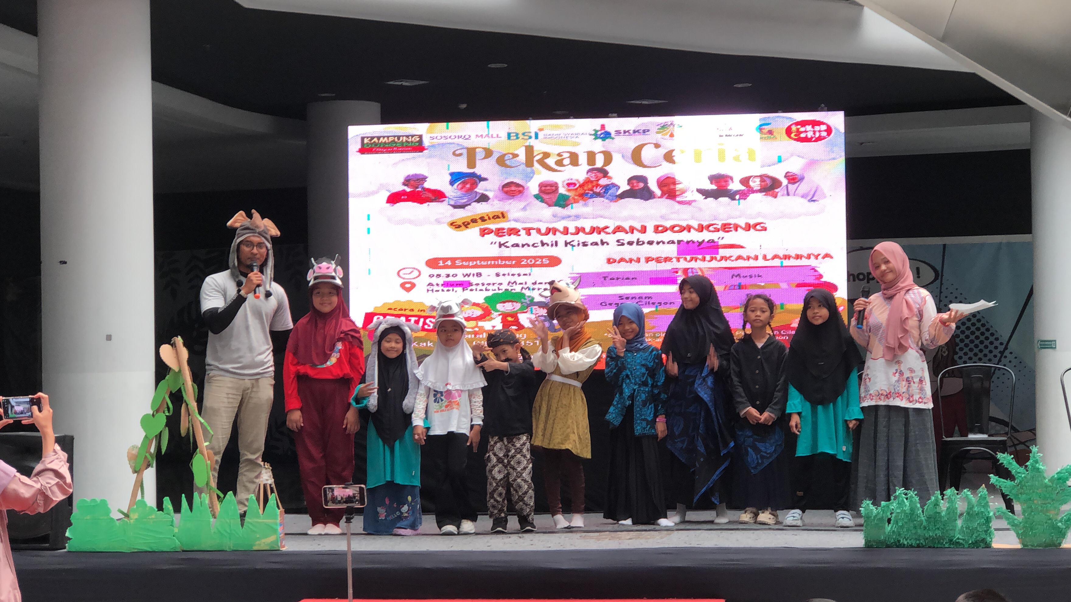 Pekan Ceria Hadirkan Dongeng Musikal dan Ajak Anak Lebih Dekat dengan Literasi
