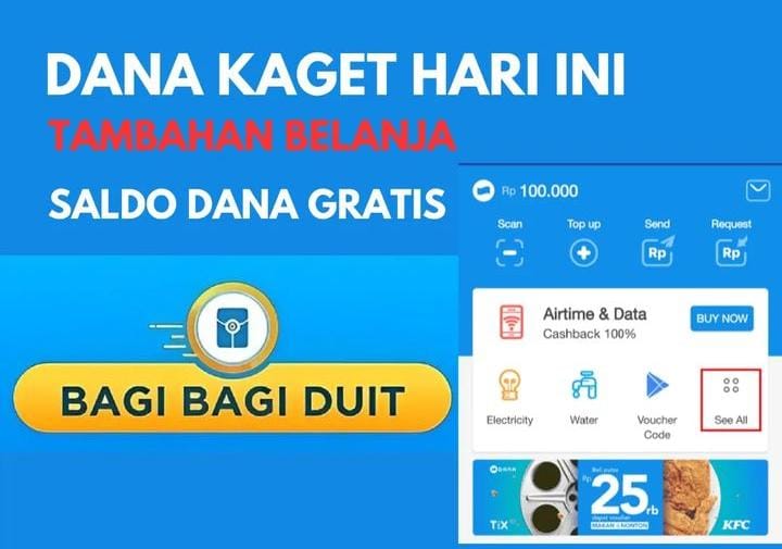 Link Dana Kaget Hari Ini Jumat 6 Oktober 2023, Buruan Klaim Sebelum Kehabisan