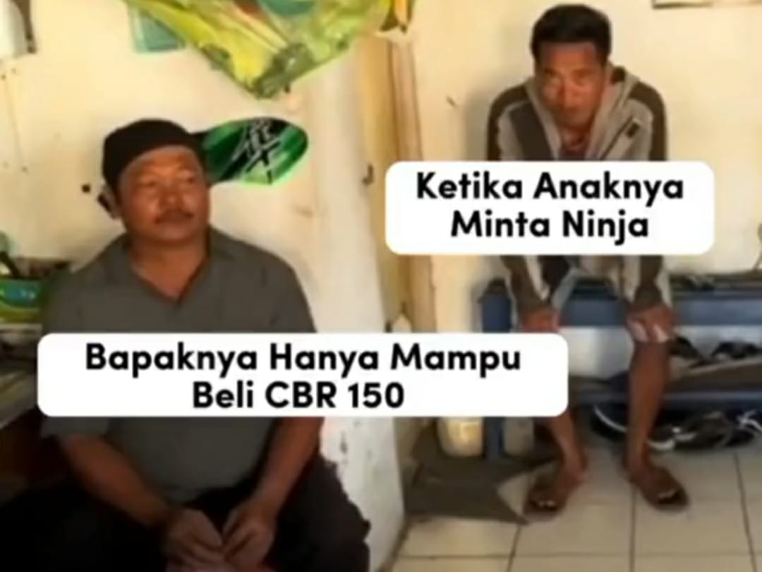 Usaha Sang Bapak Belikan Motor Anaknya Viral, Netizen: Kerjo Mas