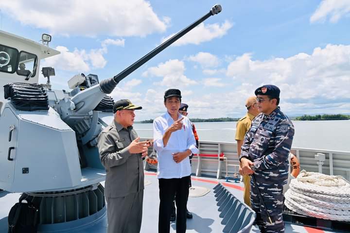 Ke IKN Lewat Jalur Laut, Jokowi Gunakan Kapal Patroli Buatan Banten 
