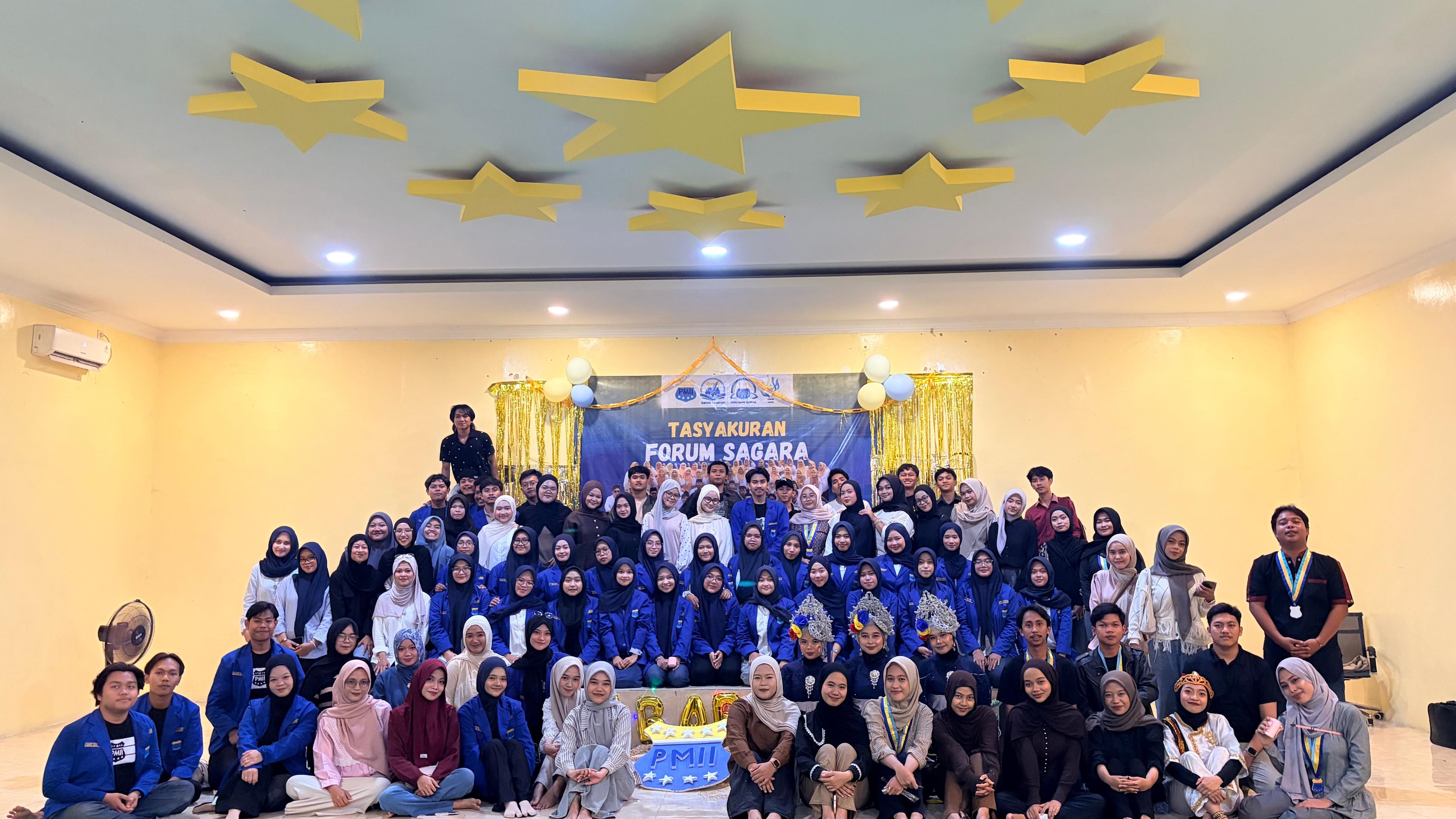 Rayakan Puncak Kaderisasi, PMII Rayon Tarbiyah UIN SMH Banten Gelar Tasyakuran Akbar Forum SAGARA