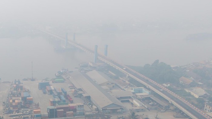 Darurat Karhutla, Kualitas Udara Palembang Capai Level Berbahaya dan Jadi yang Terburuk di Indonesia