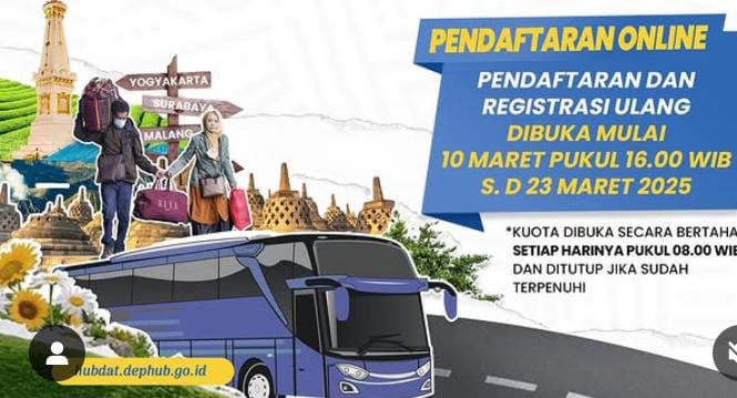 Mudik Gratis Mitra Darat 2025: Cek Cara Daftarnya Sekarang Serta Syarat dan Ketentuannya